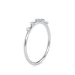 0.08Ct Five Stone Round Cut Lab-Grown Diamond Gold Ring