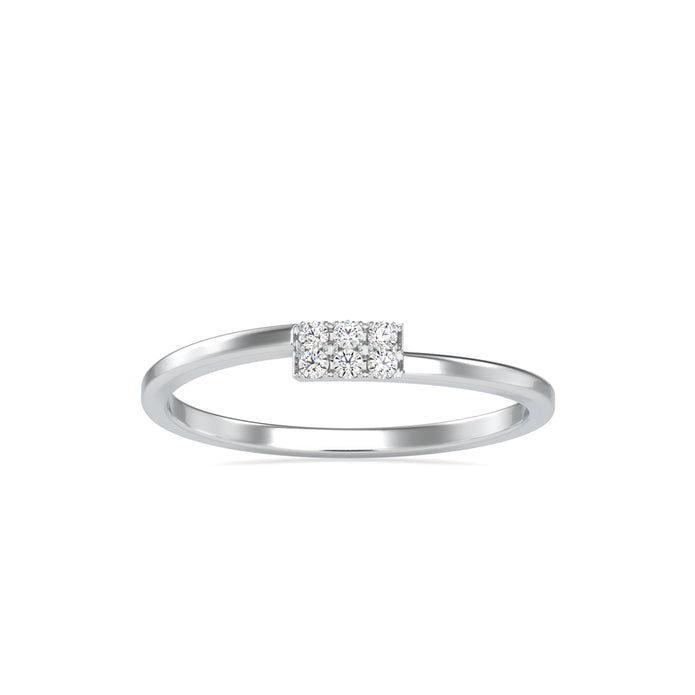 0.06Ct Cluster Lab-Grown Diamond Gold Ring