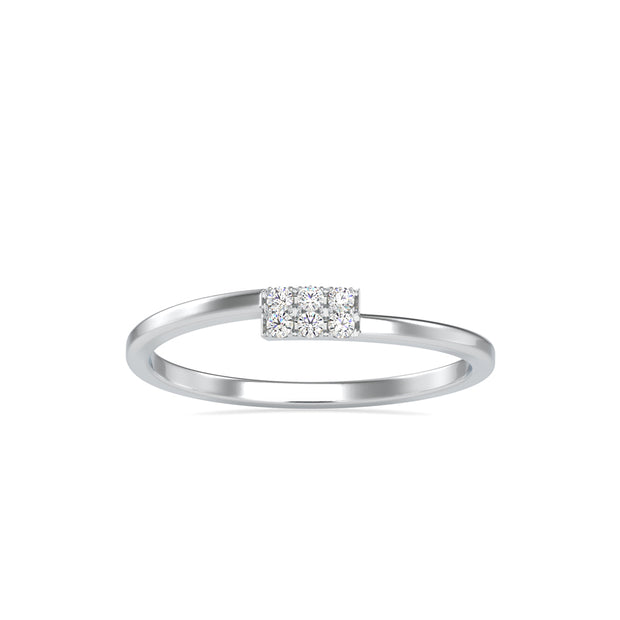 0.06Ct Cluster Lab-Grown Diamond Gold Ring