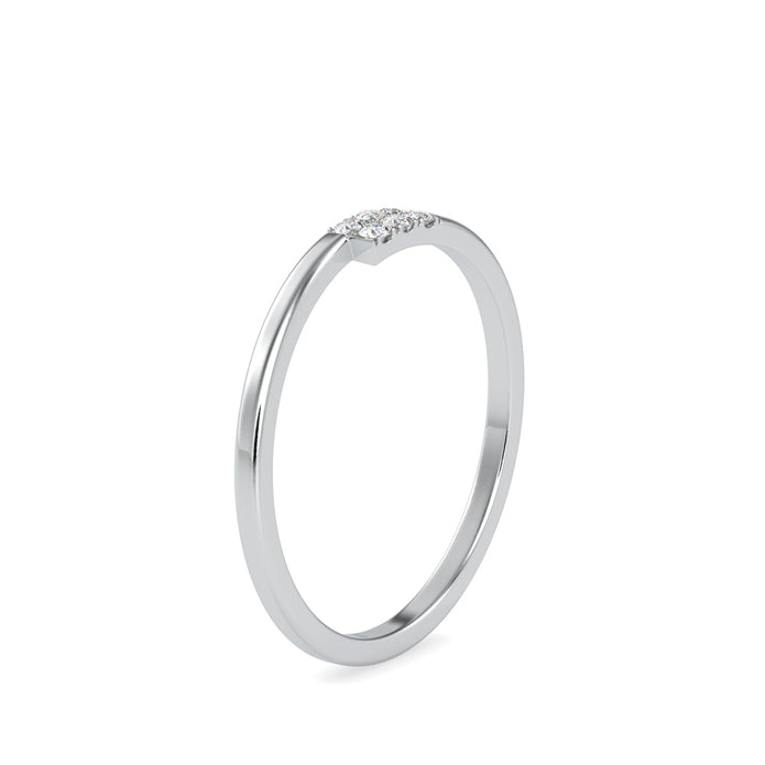 0.06Ct Cluster Lab-Grown Diamond Gold Ring