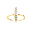 0.16Ct Marquise Shape Pave Lab-Grown Diamond Gold Ring
