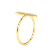 0.16Ct Marquise Shape Pave Lab-Grown Diamond Gold Ring