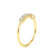 0.23Ct Baguette & Round Cut Lab-Grown Diamond Gold Ring