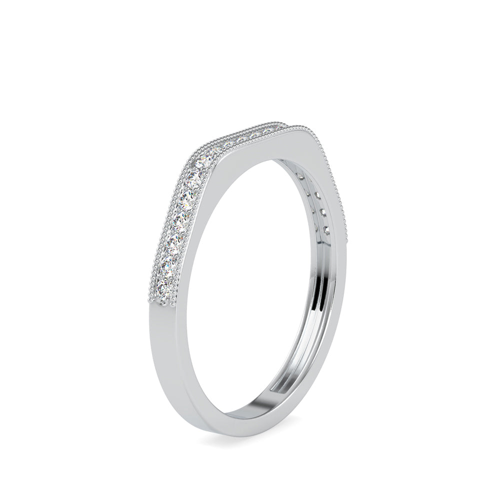 0.16Ct Vintage Inspire Prong Lab-Grown Diamond Gold Ring