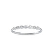 0.05Ct Pear Shaped Bezel Set Lab-Grown Diamond Gold Ring