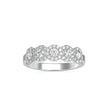 0.45Ct Five Stone Halo Lab-Grown Diamond Gold Ring