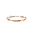 0.07Ct Prong Set Lab-Grown Diamond Gold Ring