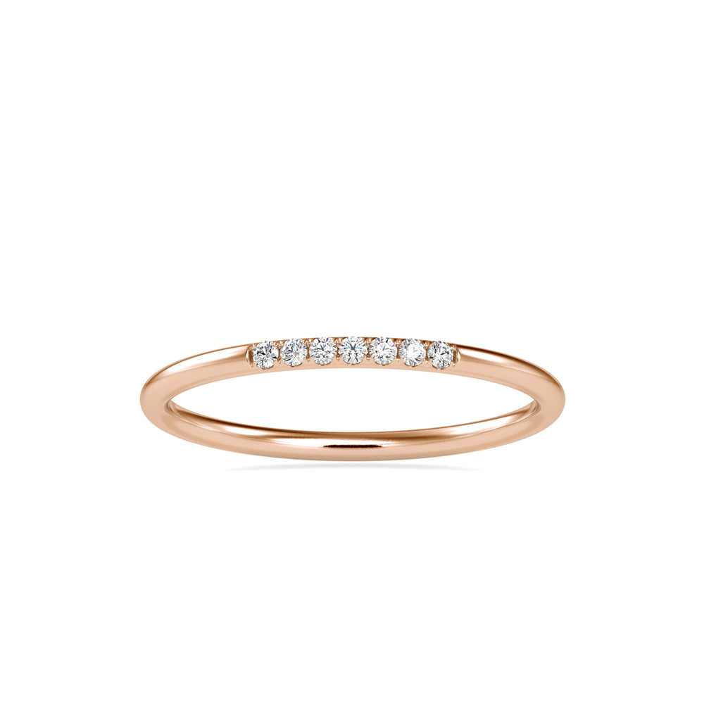 0.05Ct Minimalist Prong Set Lab-Grown Diamond Gold Ring