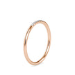 0.05Ct Minimalist Prong Set Lab-Grown Diamond Gold Ring