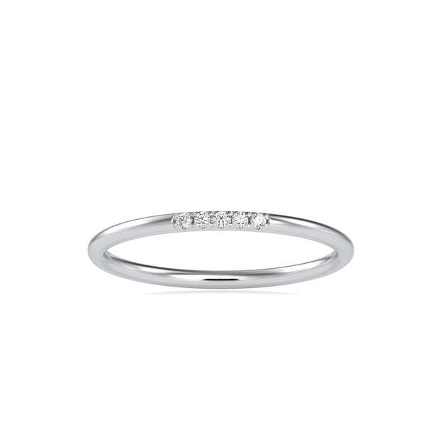 0.03Ct Minimalist Lab-Grown Diamond Gold Ring
