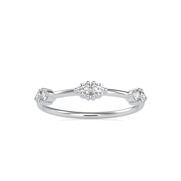 0.24Ct Prong Set Lab-Grown Diamond Gold Ring