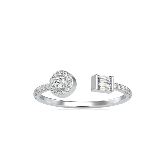 0.24Ct Toi Et Moi Open Style Lab-Grown Diamond Gold Ring