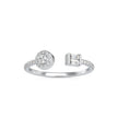 0.24Ct Toi Et Moi Open Style Lab-Grown Diamond Gold Ring
