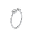 0.24Ct Toi Et Moi Open Style Lab-Grown Diamond Gold Ring
