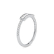 0.35Ct Baguette Cut Channel Set Lab-Grown Diamond Gold Ring