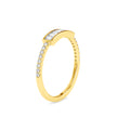 0.35Ct Baguette Cut Channel Set Lab-Grown Diamond Gold Ring