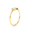 0.16Ct Open Style Two Stone Lab-Grown Diamond Gold Ring