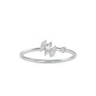 0.12Ct Marquise Prong Set Lab-Grown Diamond Gold Ring