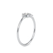 0.12Ct Baguette Bar Set Lab-Grown Diamond Gold Ring