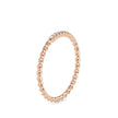 0.04Ct Twisted Round Pave Lab-Grown Diamond Gold Ring