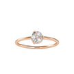 0.16Ct Floral Cluster Look Lab-Grown Diamond Gold Ring