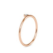 0.04Ct Round Prong Lab-Grown Diamond Gold Ring