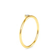 0.04Ct Round Prong Lab-Grown Diamond Gold Ring