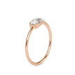 0.32Ct Round Prong With Cluster Lab-Grown Diamond Gold Ring