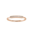 0.05Ct Pave Half Eternity Lab-Grown Diamond Gold Ring