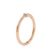 0.08Ct Minimalist Baguette Bezel Lab-Grown Diamond Gold Ring