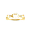 0.05Ct Infinity Prong Set Lab-Grown Diamond Gold Ring
