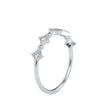 0.09Ct Round Half Eternity Lab-Grown Diamond Gold Ring