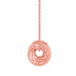 0.06Ct Drum Infinity Style Lab-Grown Diamond Gold Pendant Necklace