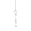 0.14Ct Dragonfly Shape Prong Lab-Grown Diamond Gold Pendant Necklace