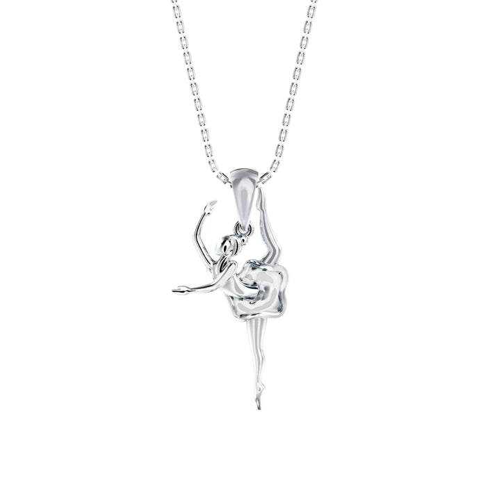 Party Wear Dancing Diva Gold Pendant Necklace