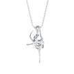 Party Wear Dancing Diva Gold Pendant Necklace