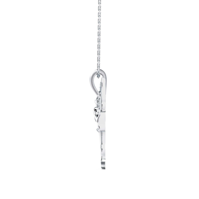 Party Wear Dancing Diva Gold Pendant Necklace