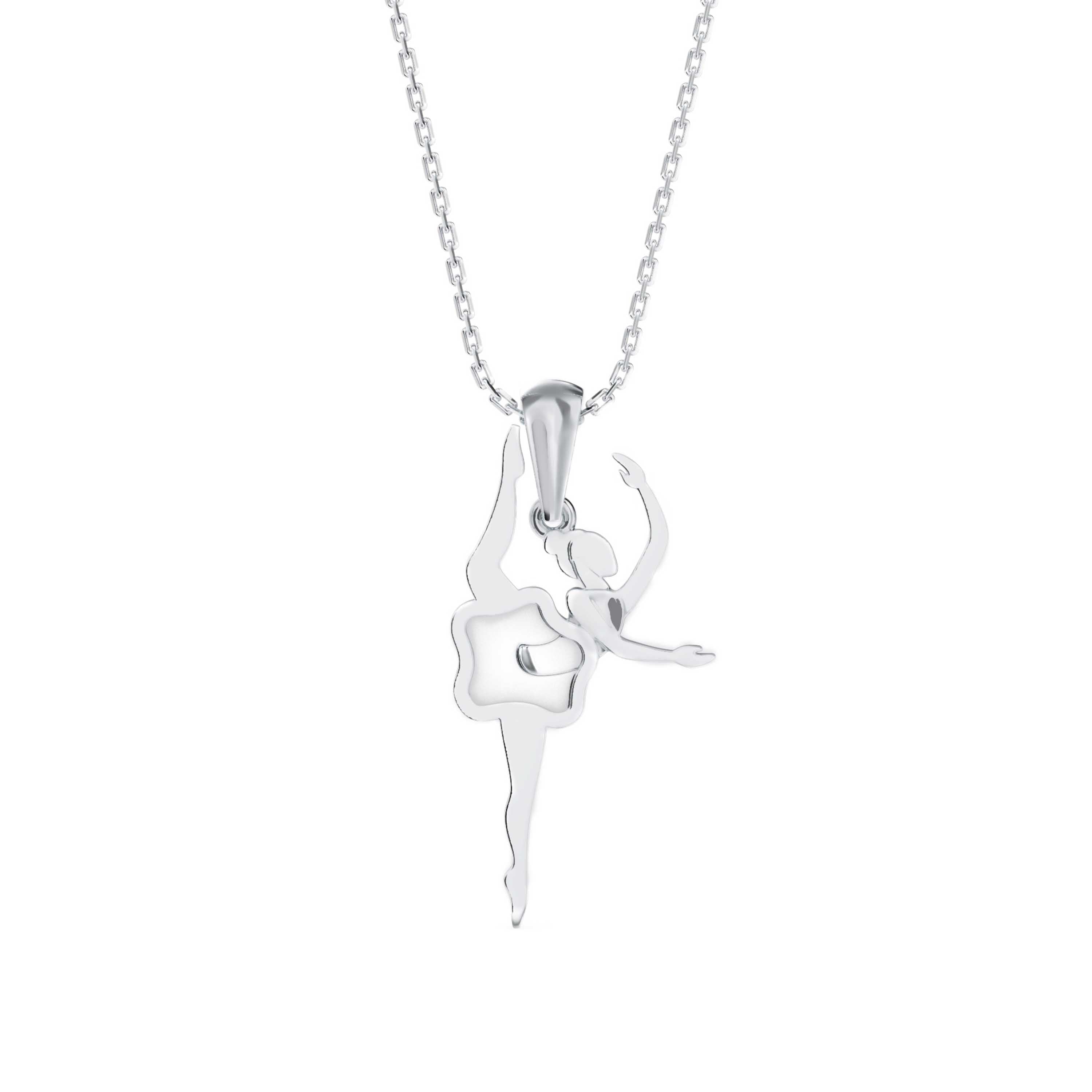 Party Wear Dancing Diva Gold Pendant Necklace