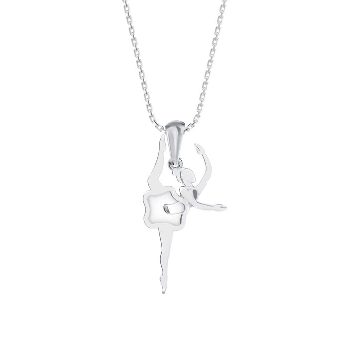 Party Wear Dancing Diva Gold Pendant Necklace