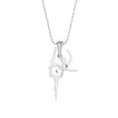 Party Wear Dancing Diva Gold Pendant Necklace