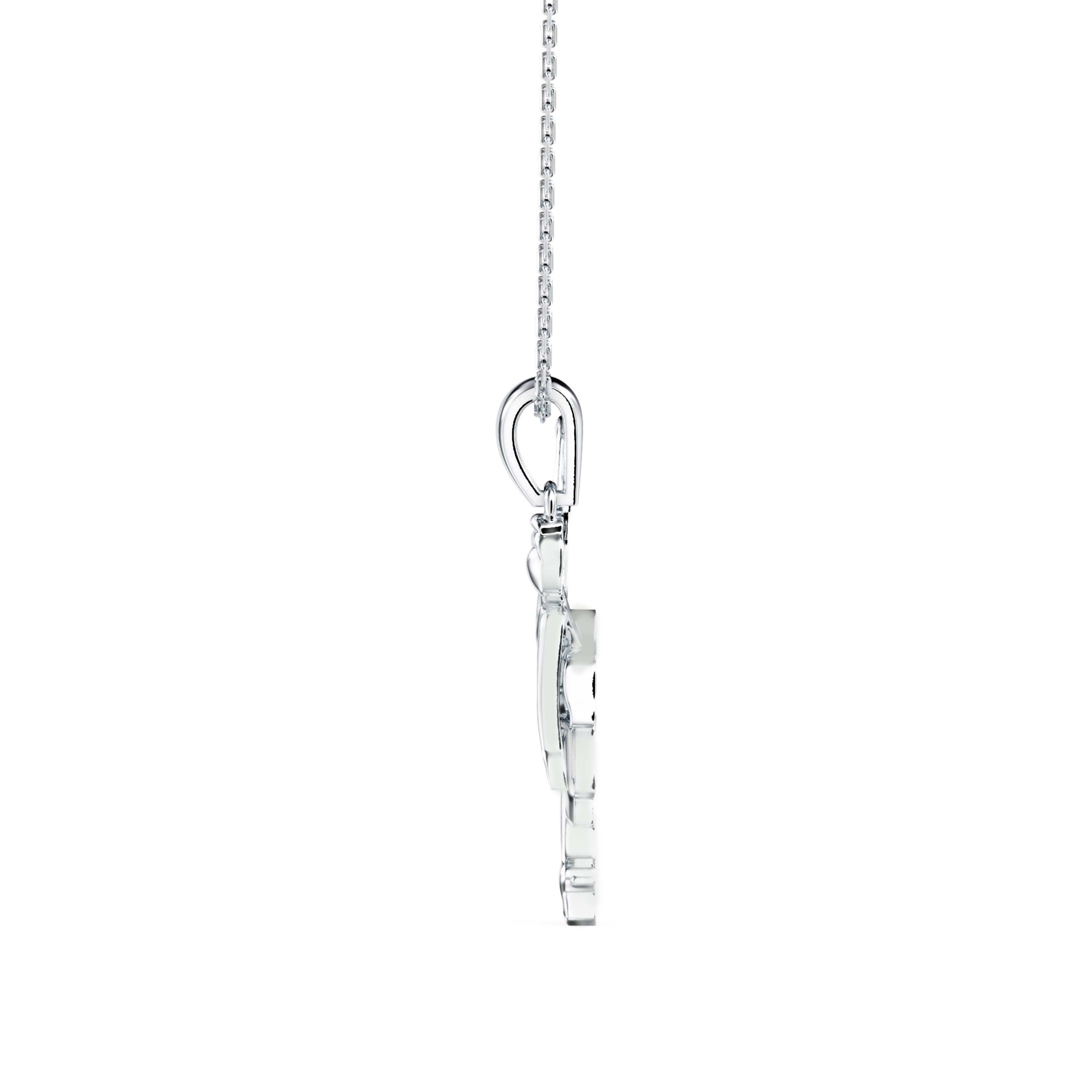 Gorgeous Ballerina Designe Gold Pendant Necklace