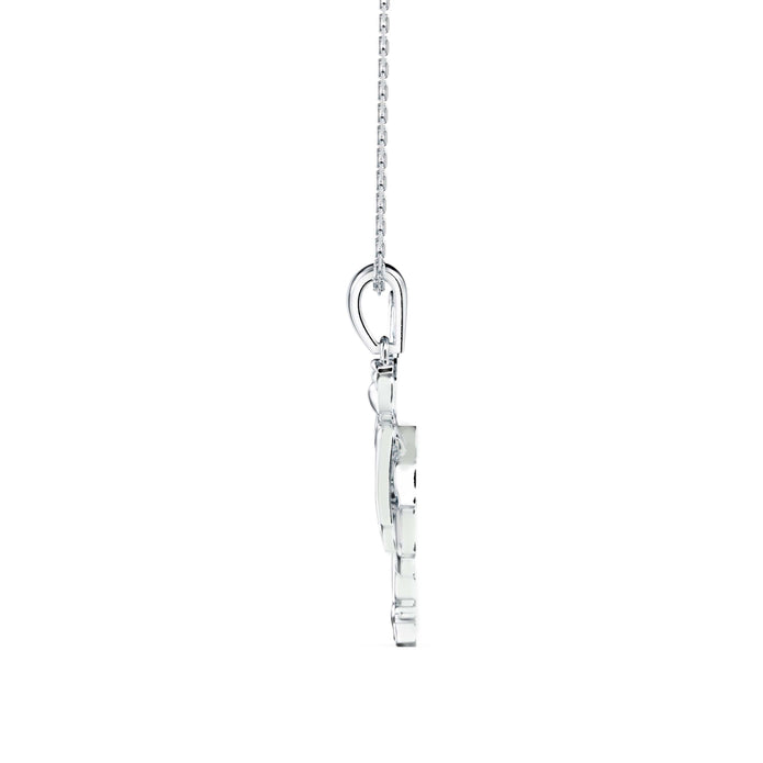 Gorgeous Ballerina Designe Gold Pendant Necklace