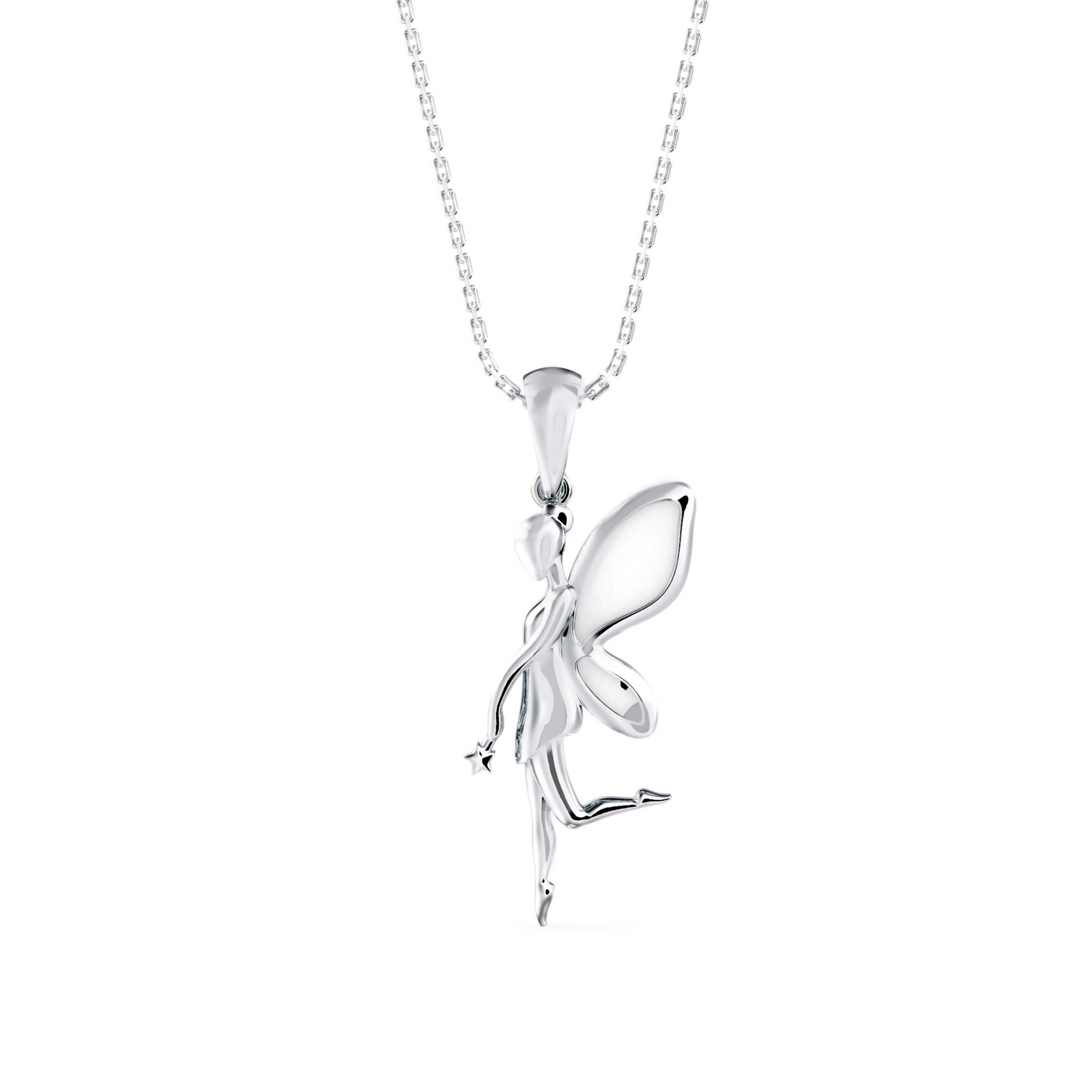 Angel Fairy Designe Gold Pendant Necklace