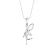 Angel Fairy Designe Gold Pendant Necklace