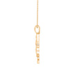 Angel Fairy Designe Gold Pendant Necklace