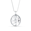 0.24Ct Oval Shape Pave Set Lab-Grown Diamond Gold Pendant Necklace