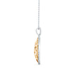 0.24Ct Oval Shape Pave Set Lab-Grown Diamond Gold Pendant Necklace