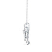 0.97Ct Fancy Butterfly Shape Bazel Lab-Grown Diamond Gold Pendant Necklace
