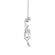 0.18Ct Butterfly Pave Lab-Grown Diamond Gold Pendant Necklace
