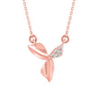 0.05Ct Round Cluster Lab-Grown Diamond Gold Pendant Necklace